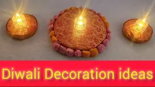 DIY Diwali Home Decors |Best out of waste Idea | Tea light candle holder |Pooja Decor | Home decor