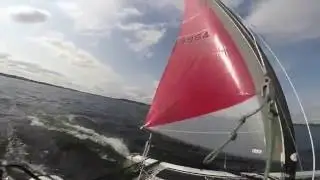 Hobie Cat 17 with Gennaker