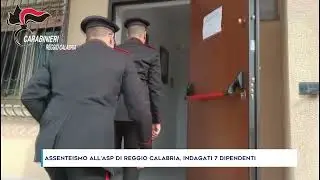 ASSENTEISMO ALL'ASP DI REGGIO CALABRIA, INDAGATI 7 DIPENDENTI