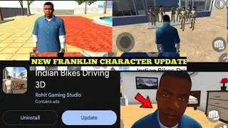 New Franklin Character link New Update 🤩🤩 Indian Bikes Driving 3D #shorts #viral 