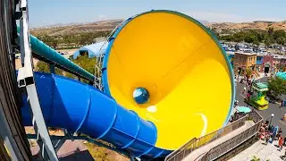 Cookie's Monster Mixer | Giant Funnel Slide - Sesame Place San Diego