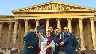 LONDON WALK | The British Museum Plaza and Great Court | England