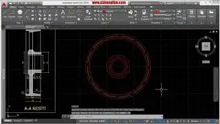 AutoCAD te Dişli Çark Çizimi