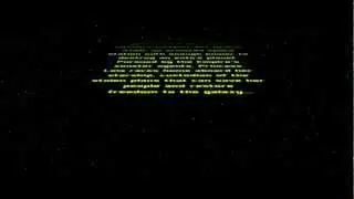 StarWars Crawl Text ( Free After Effects Template )