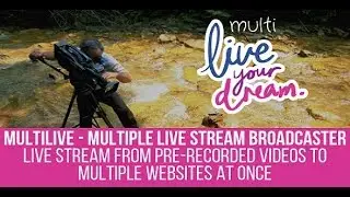 How to use the Multilive plugin to stream to Facebook live from prerecorded YouTube videos
