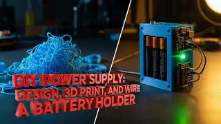 DIY Power Supply: How to Design, 3D Print, and Wire a Battery Holder (Tutorial)