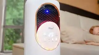 Tower Fan and Heater Combo,Room Heater with Remote,26ft/s Quiet Bladeless Fans