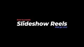How To Create Slideshow Reels On Instagram | Free Tutorial