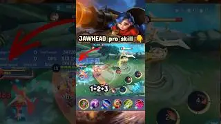 JAWHEAD PRO SKILL IS HERE ☝️💀 MLBB #shorts #mlbb #ml #india