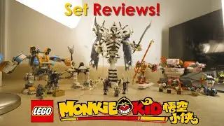 NEW LEGO Monkie Kid 3-in-1 Unbox/Review! Bone Demon, Sandy's Power Loader Mech, Pigsy's Noodle Tank