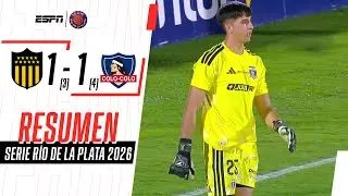 TRAS UNA TANDA INTERMINABLE, COLO-COLO SE LLEVÓ EL AMISTOSO | Peñarol 1-1 Colo-Colo | RESUMEN