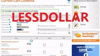 [ LESSDOLLAR ] Namesilo Coupon Promo Code Save $1 Off Domain Registration or Transfer