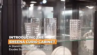 Howard Miller Sheena Curio Cabinet 680692 at Home Bars USA
