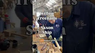 Why willow Treenails in this Saxon boat? @TheSuttonHooShipsCompany #wood