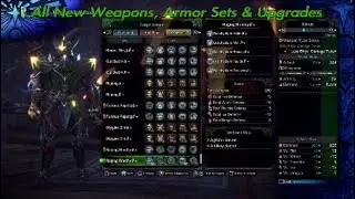 MHW Iceborne: All New Weapons, Armor Sets & Upgrades