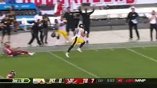 Vance McDonald Stiff Arm Touchdown