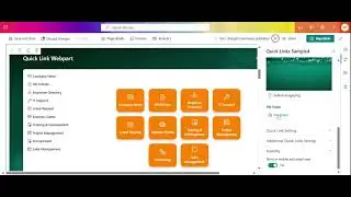 Modern SharePoint Quick Links Web Part (Sample 4) | Smart Navigation for SharePoint Intranet Portal