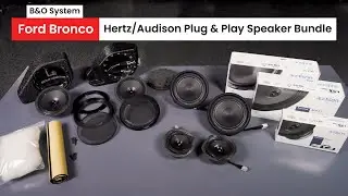 Bronco Hertz/ Audison Plug and Play Full Speaker Bundle Installation | '21 - Current Bronco