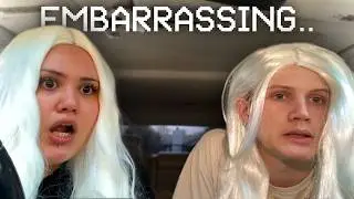 wearing terrible wigs out in public..