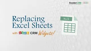 Replacing Excel Sheets with Widgets in Zoho CRM