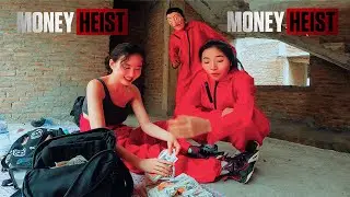 PARKOUR THIEF ESCAPING ANGRY MONEY HEIST GIRLS (Rooftop Parkour POV)