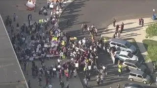 Demonstrators Gather Ahead of Rep. Tom MacArthur's Town Hall In NJ