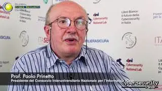 ITASEC 2019 - intervista al Prof. Prinetto Presidente del CINI