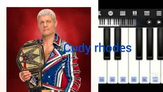 Cody rhodes piano music #viralvideo #