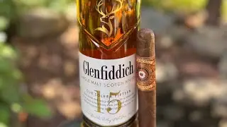 Glenfiddich 15 Year SOLERA Scotch w/ PERDOMO Sungrown HABANO Cigar