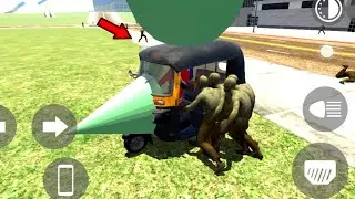 Franklin modified autorickshaw to parrot and attack zombie 🤯 | New update 🤑 | Indian bike driving 3d