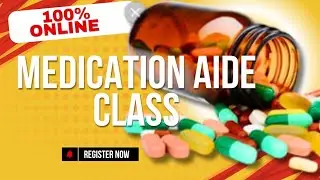 100% Online Medication Aide Class In North Carolina!!!