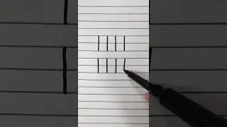 How to draw ''3D'' S #3d #shorts