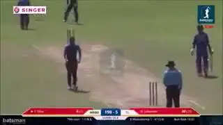 Shot that banned chamara silva for 2 years