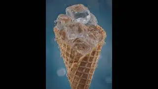 Mesmerizing Ice Cone A Cool Visual Journey