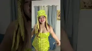 Best costume from the nature ✨ #coconut  #leaf #diy