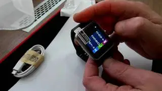 GT08 Clock Sync смарт часы телефон с камерой СИМ-Картой... Обзор