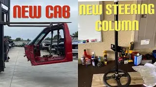 S10 Steering column weight comparison and new truck cab!