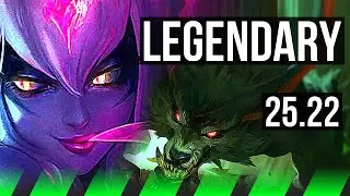 EVELYNN vs WARWICK (JGL) | Legendary | KR Master | 25.22