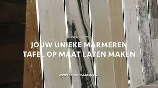 Jouw unieke marmeren tafel op maat laten maken - Studio Marmo
