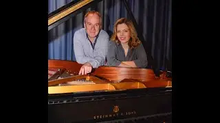Zrinka and Andrew Bottrill Piano Duo play Bergancini Sonata for Piano four-hands, 1st mov.