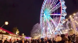 Cinematic Tour of Edinburgh Christmas Market | Magical Holiday Experience in Scotland