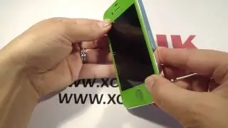 Green iPhone 4 / iPhone 4S mod kit LCD + Back cover