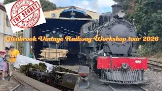 Glenbrook Vintage Railway Workshop tour