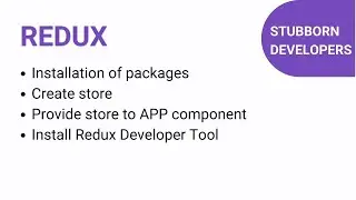 Create redux store | Provide store to App Component | Installation of redux packages in hindi 2023