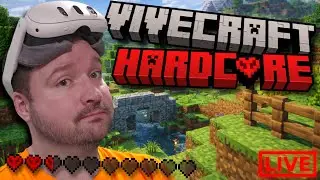 Can I Survive Hardcore Minecraft VR? | Vivecraft Episode 1