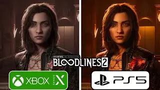 Vampire The Masquerade Bloodlines 2 PS5 vs Xbox Series X Graphics Comparison