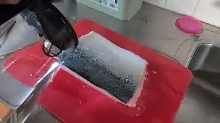 Salmon skin remove