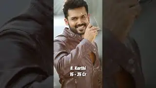 Top 10 Highest Paid Tamil Actors