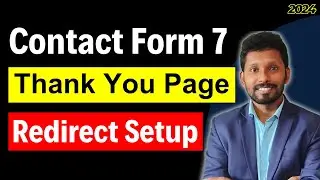 Contact form 7 Redirect to Thank You Page | How to Add Contact Form on Website