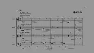 Alyssa Aska - Quaterni (2022) for string quartet (score follower)